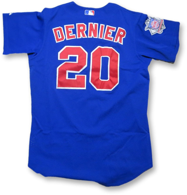 Bob Dernier Unsigned Batting Practice Jersey Chicago Cubs Team Issue
