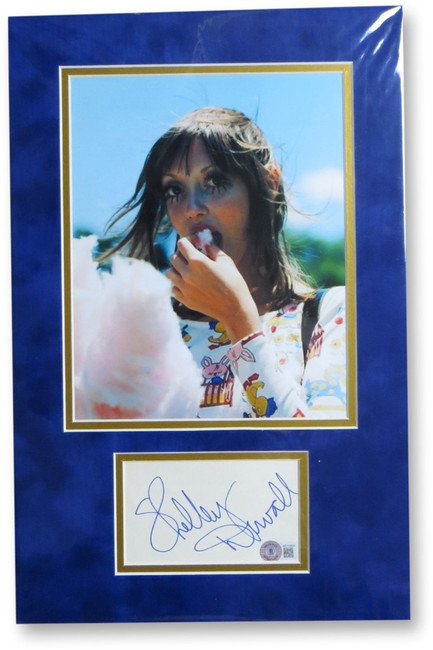 Shelley Duvall Autographed 8X10 Photo Index Card Brewster McCloud BAS BD19834