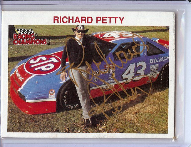 Richard Petty 1994 Racing Champions Hand Signed Autograph  #1125 JSA TT40781