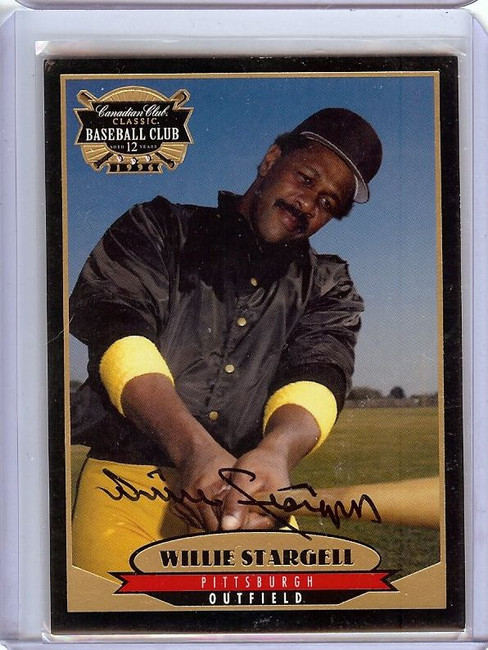 Willie Stargell 1996 Canadian Club Whiskey Signed Autograph PIT #3 JSA TT40756