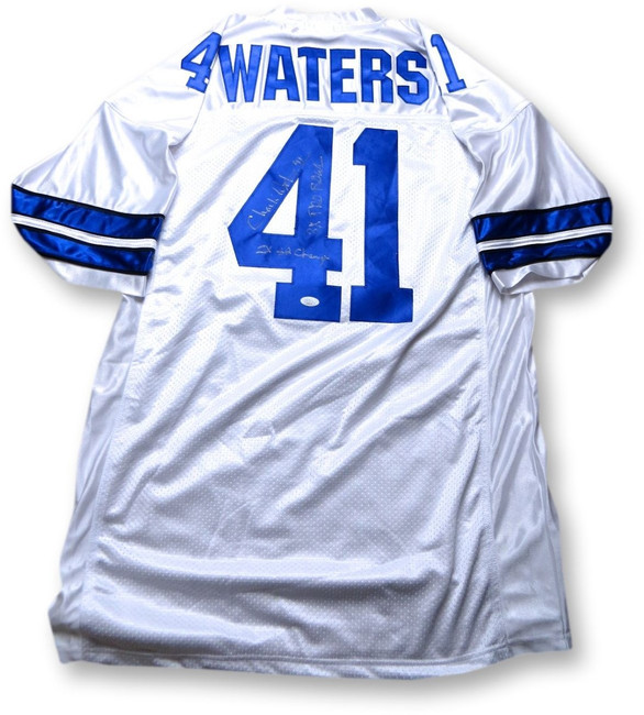 Charlie Waters Signed Autographed Jersey Cowboys 2X SB 3X Pro Bowl JSA VV99319