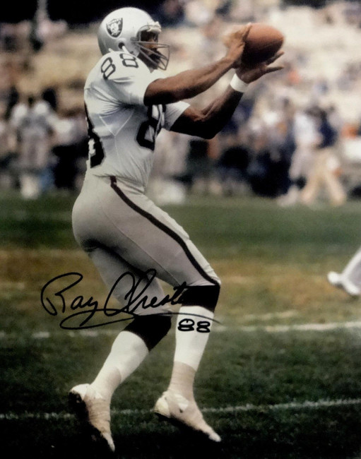 Raymond Chester Signed Autographed 16x20 Photo Raiders Catching W/ COA Raiders