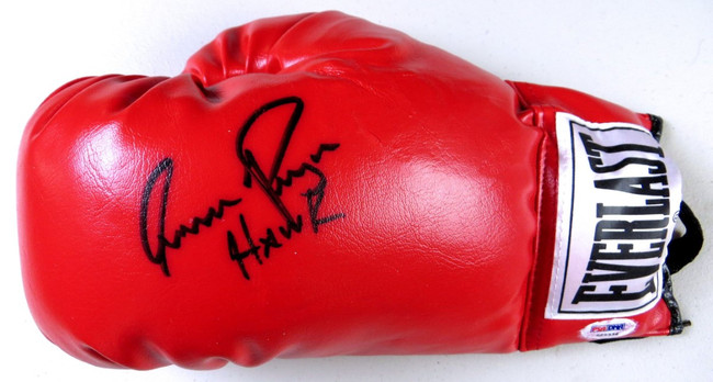 Aaron Pryor Signed Autographed Everlast Boxing Glove "Hawk Inscribed" PSA K29336