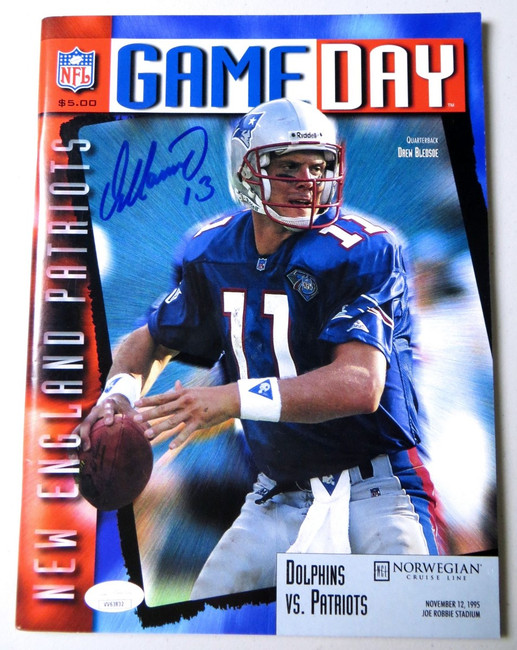 Dan Marino Signed Autograph Game Day Program Dolphins Patriots 1995 JSA VV63822