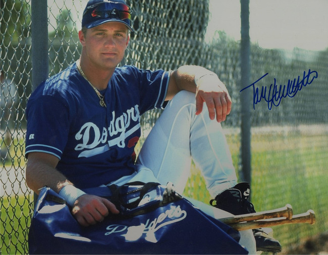 Todd Hollandsworth Signed Autographed 11X14 Photo Los Angeles Dodgers w/COA