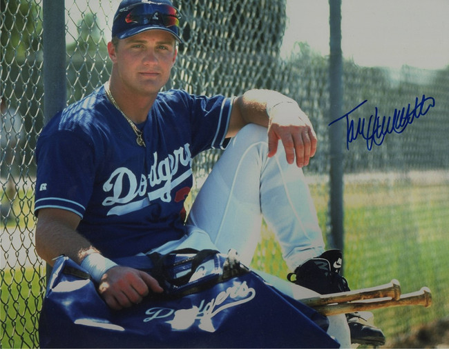 JOE CARTER autographed World Series winning home run 11x14 photo