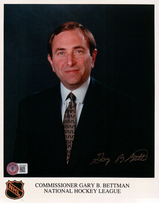 Gary Bettman Signed Autographed 8X10 Photo NHL Commissioner BAS BD22840