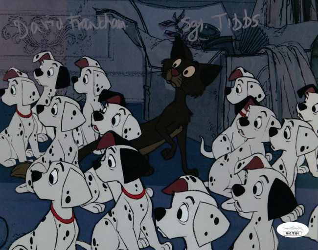 David Frankham Signed Autographed 8X10 Photo 101 Dalmatians Sgt. Tibbs D JSA COA