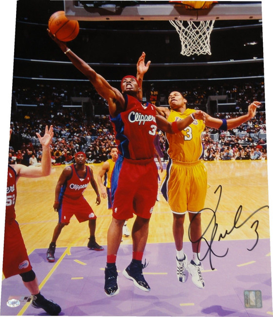 Quentin Richardson Hand Signed Autograph 16x20 Photograph LA Clippers Lay Up Red