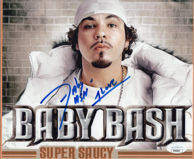 Baby Bash Signed Autographed 8X10 Photo Rapper Singer JSA VV63813