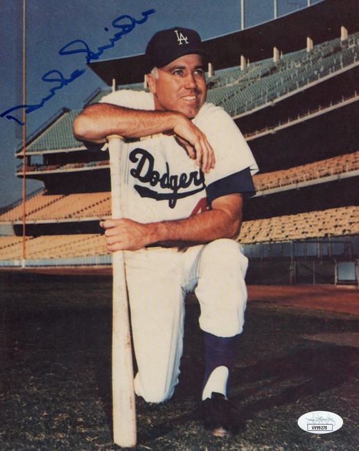 Duke Snider Signed Autographed 8X10 Photo Los Angeles Dodgers JSA VV92770