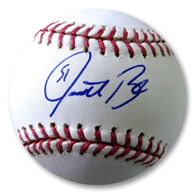 Jonathan Broxton Signed Autographed MLB Baseball Los Angeles Dodgers PSA 3A37591