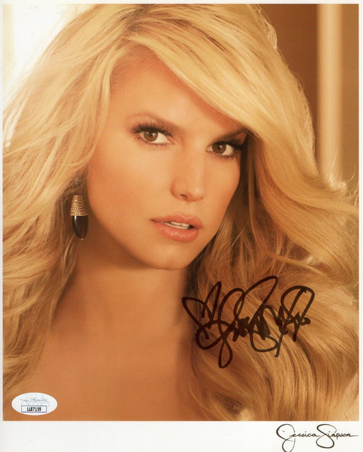 Jessica Simpson Signed Autographed 8X10 Photo Pop Singer Superstar JSA LL87159