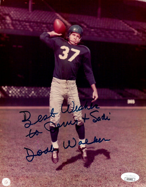 Doak Walker Signed Autographed 8X10 Photo Detroit Lions Personalized JSA AB54803