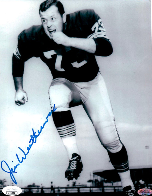 Jim Weatherwax Signed Autographed 8X10 Photo Green Bay Packers JSA AB54804