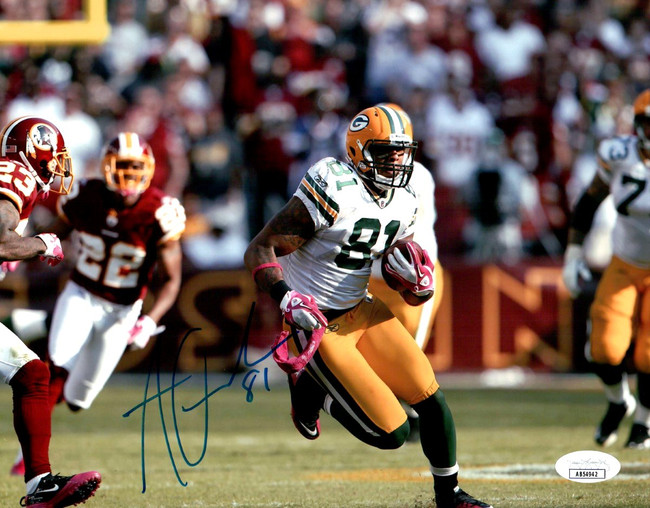 Andrew Quarless Signed Autographed 8X10 Photo Green Bay Packers JSA AB54942