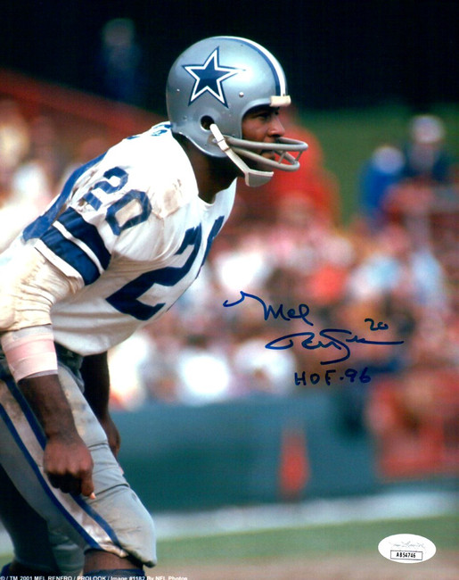 Mel Renfro Signed Autographed 8X10 Photo Cowboys "HOF 96" JSA AB54746