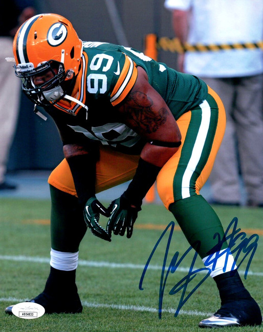 Jerel Worthy Signed Autographed 8X10 Photo Green Bay Packers JSA AB54833