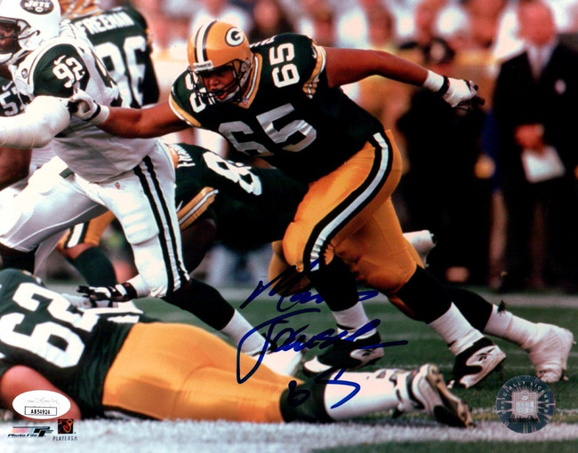Mark Tauscher Signed Autographed 8X10 Photo Green Bay Packers JSA AB54924
