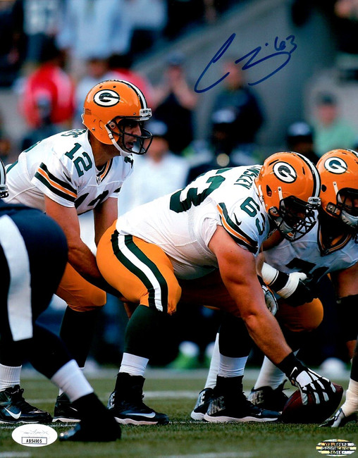 Corey Linsley Signed Autographed 8X10 Photo Green Bay Packers JSA AB54905