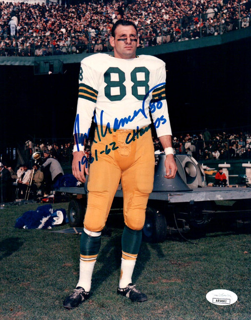 Ron Kramer Signed Autographed 8X10 Photo Packers "1961-62 Champs" JSA AB54662
