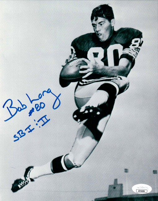 Bob Long Signed Autographed 8X10 Photo Packers "SB I & II" JSA AB54684