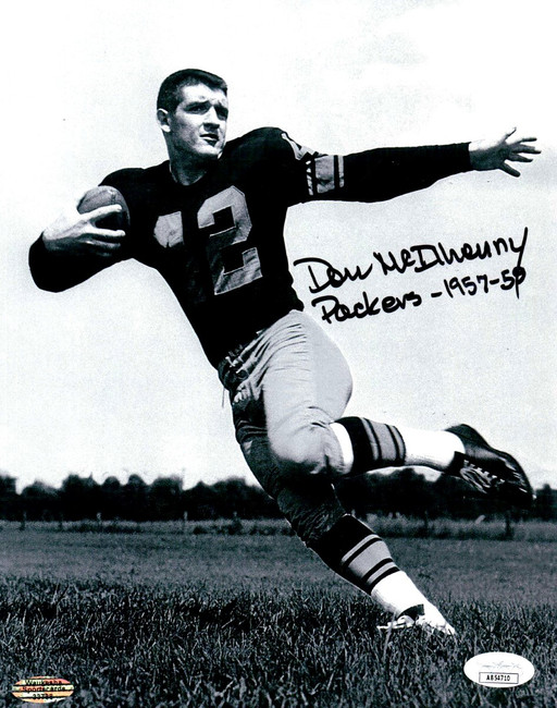 Don McIlhenny Signed Autographed 8X10 Photo "Packers 1957-59" JSA AB54710