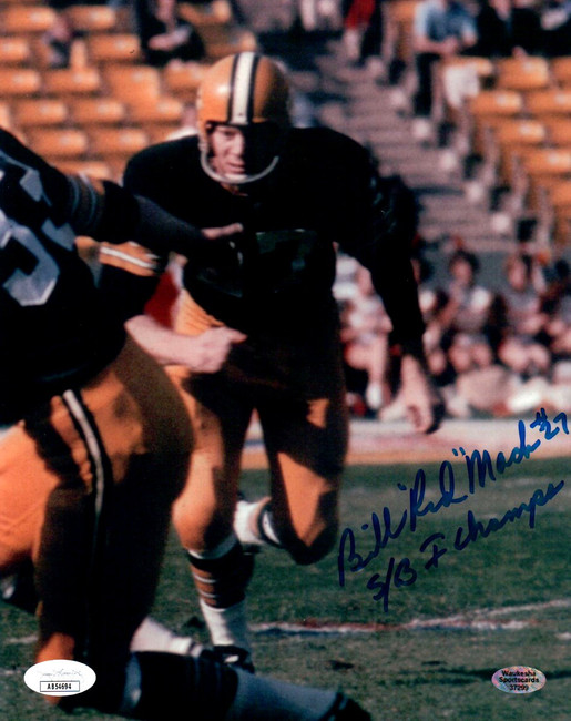 Bill Red Mack Signed Autographed 8X10 Photo Packers "SB I Champs" JSA AB54694