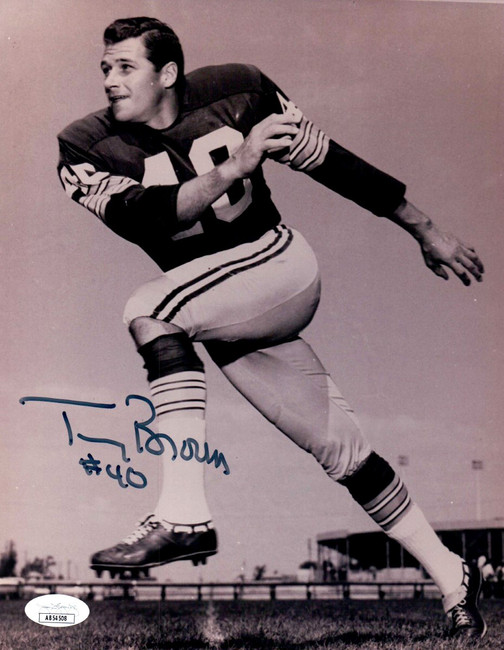 Tom Brown Signed Autographed 8X10 Photo Green Bay Packers JSA AB54508