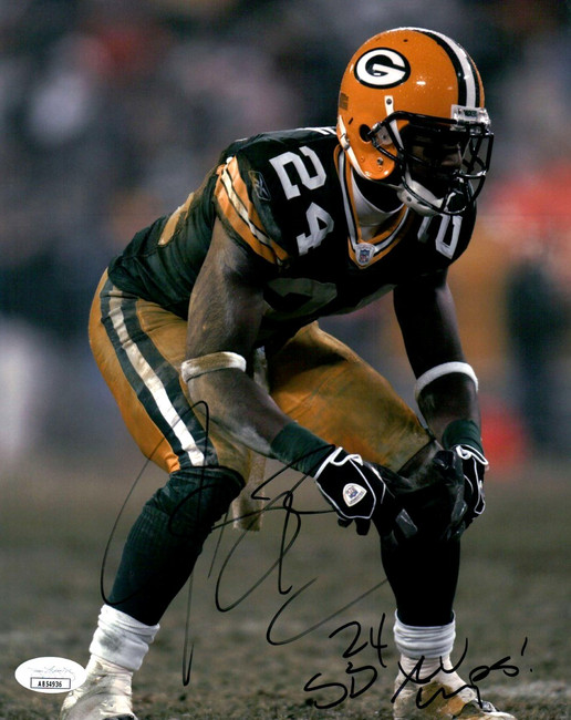 Jarret Bush Signed Autographed 8X10 Photo Packers "SB XLV Champs" JSA AB54936