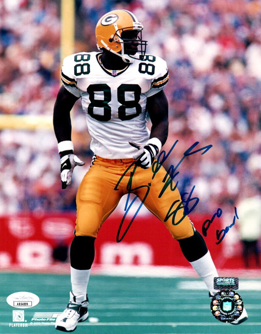 Bubba Franks Signed Autographed 8X10 Photo Packers "#88 Pro Bowl" JSA AB54899