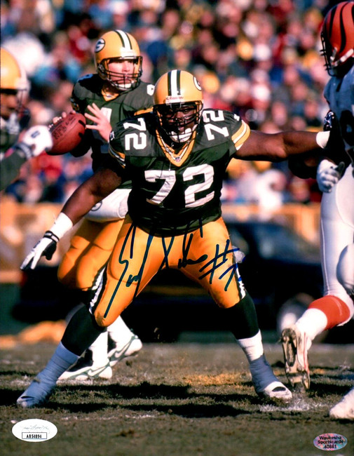 Earl Dotson Signed Autographed 8X10 Photo Green Bay Packers JSA AB54894