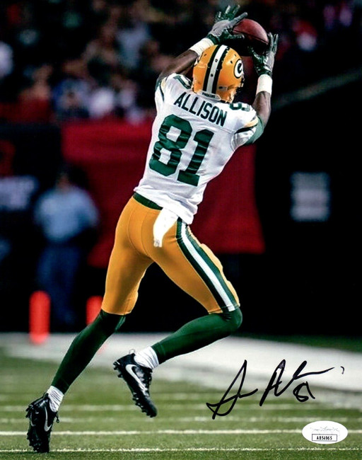 Geronimo Allison Signed Autographed 8X10 Photo Green Bay Packers JSA AB54965