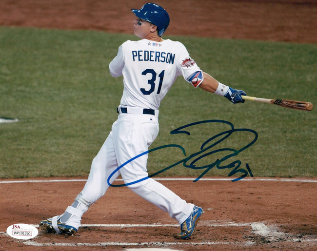 Joc Pederson Autographed Signed Los Angeles Dodgers 202O World