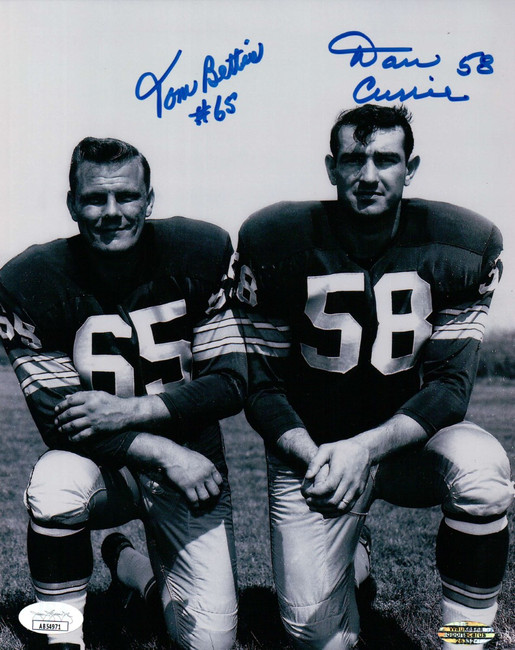 Dan Currie Tom Bettis Signed Autographed 8X10 Photo Packers JSA AB54971
