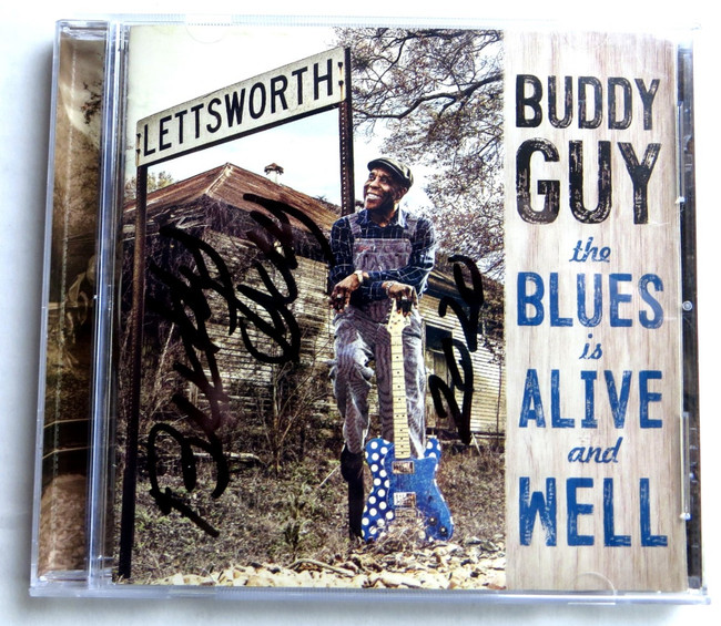 Buddy Guy Signed Autographed CD Booklet Blues is Alive and Well 2020 JSA AB55010