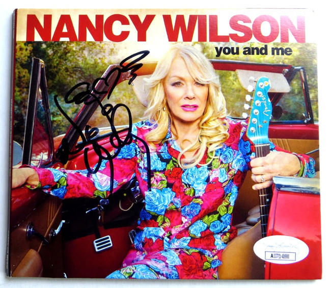 Nancy Wilson Signed Autographed CD Cover You and Me Heart JSA