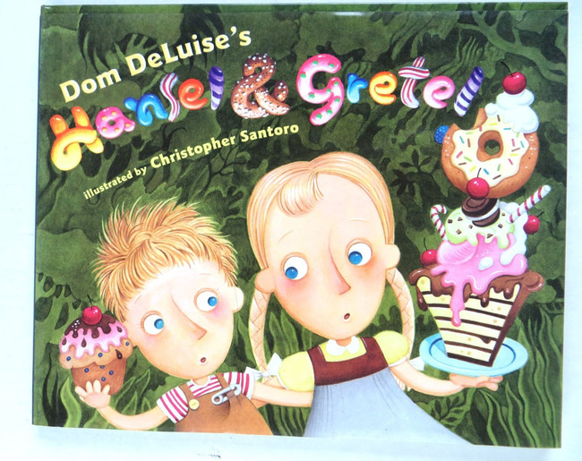 Dom DeLuise Signed Autographed Hardcover Book Hansel & Gretel JSA