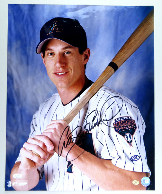 Craig Counsell Autographed 16X20 Photo Arizona Diamondbacks Damaged JSA AB41634