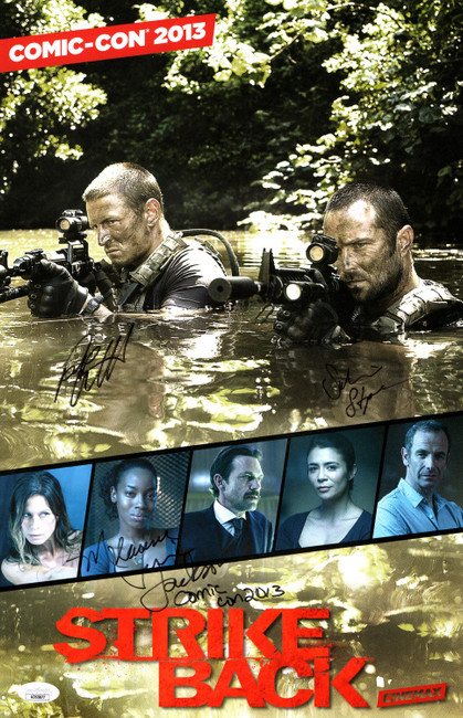 Strike Back Multi Signed Autograph 11X17 Poster 3 Autos Winchester Stapleton JSA