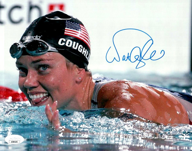 Natalie Coughlin Signed Autographed 8X10 Photo Team USA Swimmer JSA AE80185