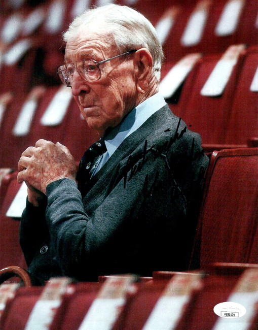 John Wooden Signed Autographed 8X10 Photo UCLA Bruins "Best Wishes" JSA AE80139