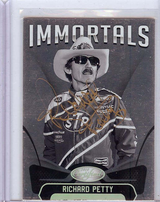 Richard Petty 2018 Panini Certified Immortals Signed Autograph  #88 JSA AC71463