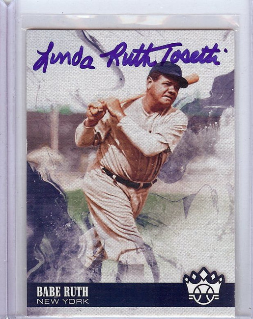 Linda Ruth Tosetti 2018 Panini Diamond Kings Signed Autograph  #1 JSA AC71473