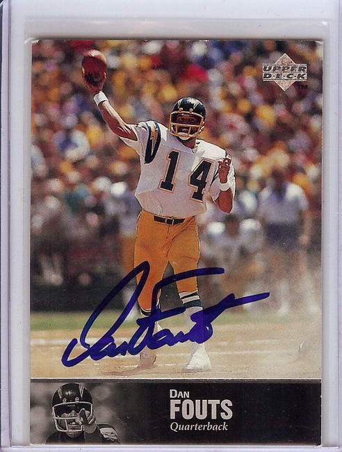 Dan Fouts 1997 Upper Deck Legends Hand Signed Autograph Chargers #7 JSA AC71456