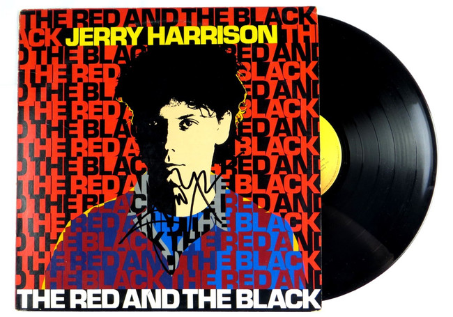 Jerry Harrison Signed Autographed Record Album The Red and the Black JSA AF20804