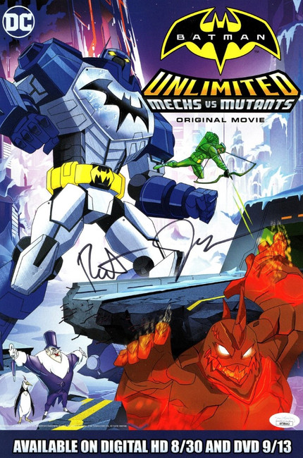 Roger Craig Smith John Dimaggio Signed 10X15 Poster Batman Unlimited JSA COA