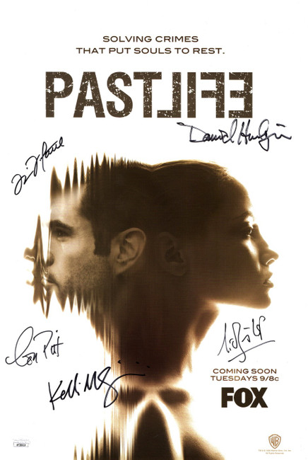 PastLife Cast Signed Autographed 11X17 Poster Giddish Bishop Pitt JSA COA
