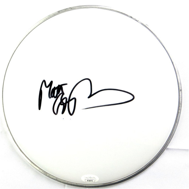 Matt Bellamy Signed Autographed 10" Drumhead Muse Singer JSA AF20771
