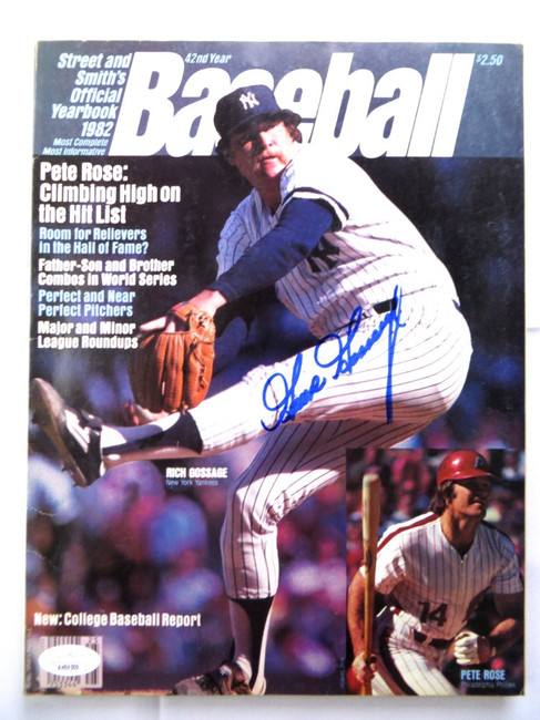 Goose Gossage Signed Autograph Magazine Street & Smith 1982 Yankees JSA AH04509